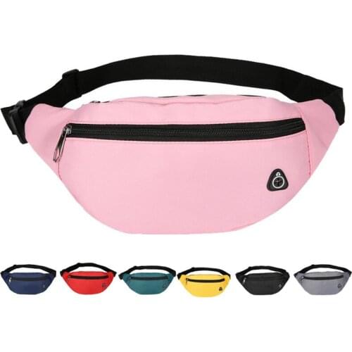 2021 New Fashion Sports Outdoor Waist Bag Mens Chest Bag Multifunctional Mobile Phone Coin Purse Earphone Hole Funny Pack