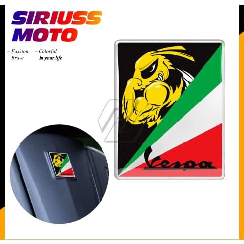 3D Motorcycle Decal Italia Sticker Case for PIAGGIO VESPA GTS GTV LX LXV 125 250 300 Replace Logo Sticker