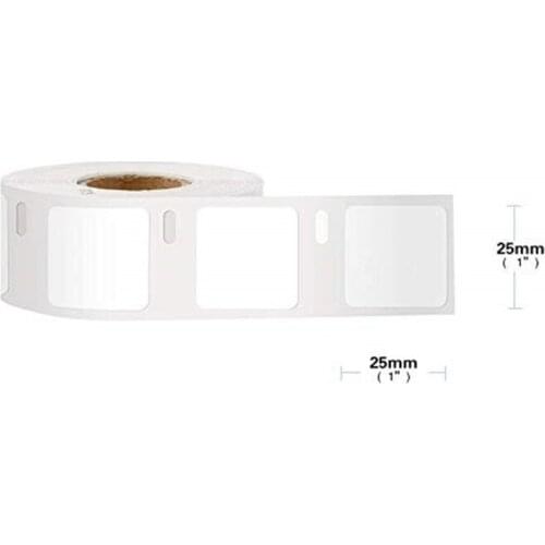 4 x Rolls Dymo 30332 Dymo30332 compatible square thermal labels 25mm x 25mm 1*1 inches