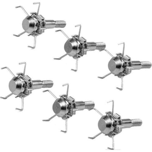 6pcs/Lot Stainless Steel 4mm Thread Judo Broadheads 100 Grains Arrow Point Arrowhead Hunting Archery For Compound Bow Target