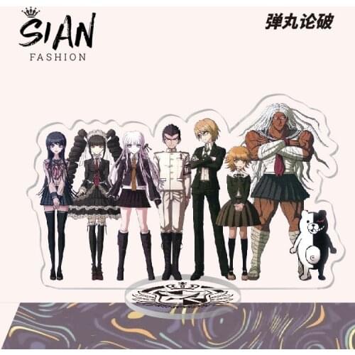 Anime Acrylic Figure Stand Model Plate Dangan Ronpa Danganronpa Cartoon Figures Model Desktop Standing Plate Collection Jewelry