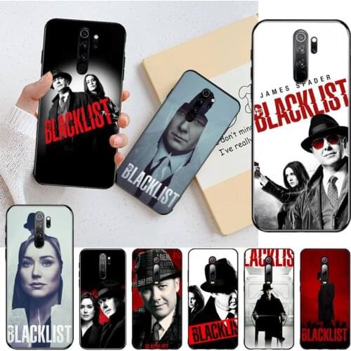 American TV Series The Blacklist Phone Case for Redmi 9A 8A 7 6 6A Note 9 8 8T Pro Max Redmi 9 K20 K30 Pro