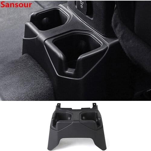 Sansour Drinks Holders for Jeep Wrangler JL Car Rear Seat Cup Holder Storage Box for Jeep Wrangler JL 2018+ Car Accessories