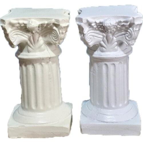DHL 200pc Cheap Resin Building Model Small Ornaments Pillar Roman Column Chinese Watch Post Shooting Props Scenes Decoration Toy