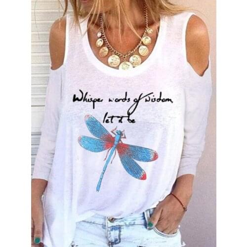 GELITAYIN Women's T-shirts With Inscriptions