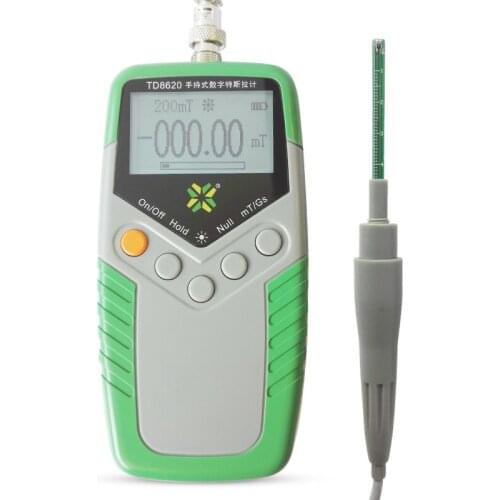 Permanent Magnet Gauss Meter Handheld Digital Teslameter Tesla Meter 5% Accuracy