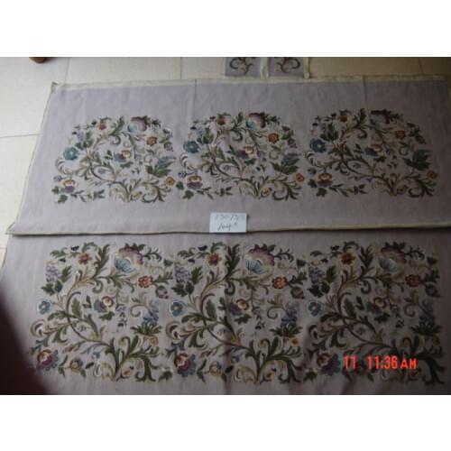 Free Shipping 10K+20K sofa and chair cover set 1:4, needlepoint woolen handmade sofa and chair covers with arms