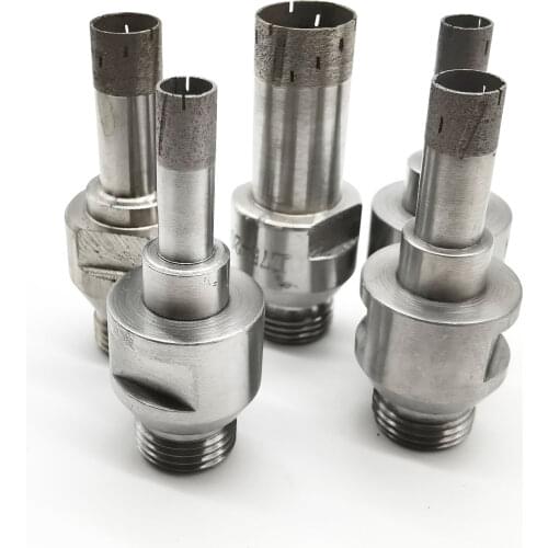 New Sintered Diamond Core Drill Bit, Glass Tile Drilling More Than 15,000 Holes, D5mm~120mm, Belgium Thread Mount-YG 1/2