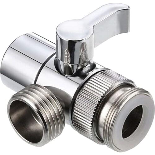 Faucet Valve Diverter Sink Valve Water Tap Faucet Splitter Adapter Home Bathroom Kitchen Diverter