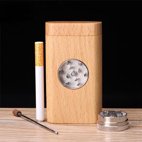 Grind Case Pinch Hitter & Grinder With metal pipe DUGOUT Combo Tobacco Grinder With metal pipe DUGOUT Case Smoking Pipe