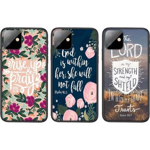Websites Soft Mobile Phone Skin Case Bible Verse Philippians Jesus Christ Christian For Xiaomi Redmi 9 8 7 K40 9A 9C Pro Plus