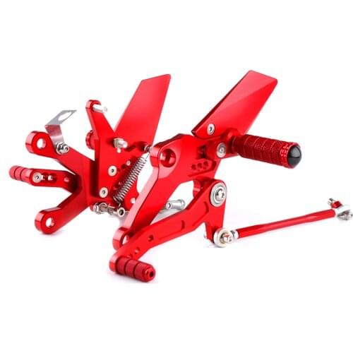 SMOK For Kawasaki Ninja 400 2018 Motorcycle Accessories CNC Aluminum Alloy Rear Sets Rearset Footrest Foot Rest Pegs
