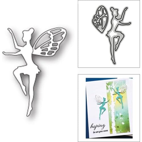 New Dancer Ballet Fairy Girl 2020 Metal Cutting Dies for DIY Scrapbooking and Card Making Decorative Embossing Craft No Stamps