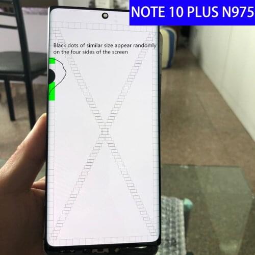 ORIGINAL AMOLED Screen For Samsung Galaxy Note 10 Plus Lcd N975F note10 plus Lcd N975 N9750 LCD Display+Touch Screen replacement