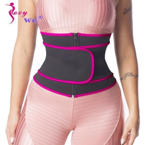 SEXYWG Neoprene Waist Trainer Belt for Women Sanna Body Shaper Slimming Belt Weight Loss Fat Burning Waist Cincher Shapewear