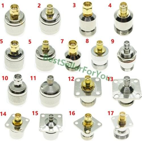 1Pcs N Type Male Female To RP-SMA/SMA Male Female RF Connector Adapter Test Converter