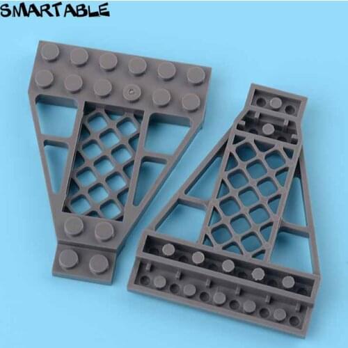 Smartable Wing 6x8x0.6 with Grille Building Block MOC Parts Toys For Kids Compatible Major Brands 30036 6pcs/lot