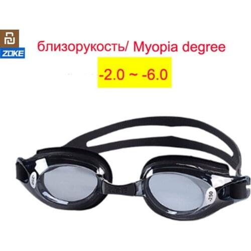 Youpin ZOKE HD Anti Fog UV Waterproof Myopia Swimming Goggles ZOKE Myopic Lens Adjustable Swimming Sunglasses Glasses Eyewear