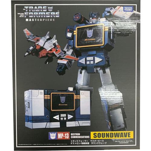 TAKARA TOMY Transformers MP13 Car Metal Part 28CM SOUNDWAVE Autobots Action Figure Deformation Robot Children Gift Toys