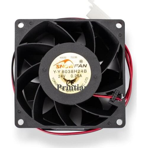 Y-Y8038H24B Fan for Infiniti Challenger SID Phaeton Galaxy Inkjer Printer Vacuum Fans 24V 0.25A For UD-3212LD 181LC Printer