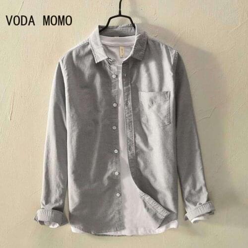 VODA MOMO Men's Long Shirts