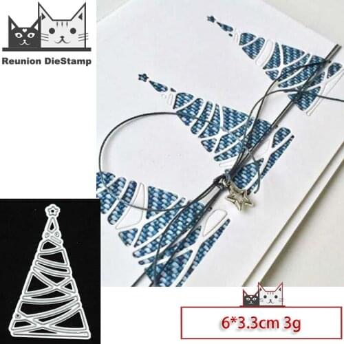 Reunion New Design Craft Metal Die Cuts 2020 christmas tree Cutting Die Scrapbooking Album DIY Paper Card Embossing Stencils
