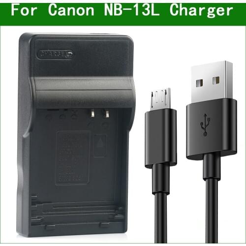 NB-13L NB 13L Digital Camera Battery Charger For Canon PowerShot G1 X Mark III, G5 X, G7 X, G9 X, G5 X Mark II, G7 X Mark II