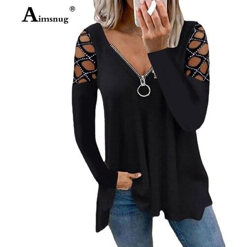 Plus Size 5xl Women Fashion Pearl Beading Tops Female Autumn Long Sleeve Zipper T-shirt Casual Pullovers Hollow Out Tees Shirt