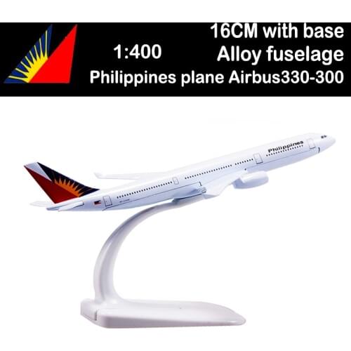 1:400 Air Philippines Airplane Airbus330-300 Model 16CM Alloy Aircraft Plane Airliner Display Toy Collection for Boys Toys Gift