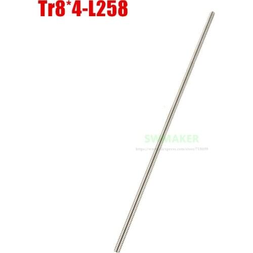 1piece WANHAO GR1 3D printer Spare Part GR1 / D8 lead screw Tr8*4 - L258