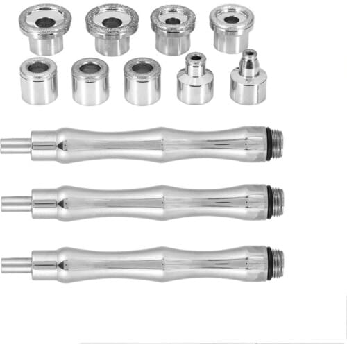 3 Wand 9 Diamond Tip Microdermabrasion Dermabrasion Kit Facial Skin Peeling Microdermabrasion Care Machine Tool Accessary