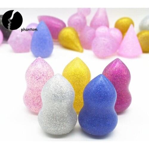 3D Gourd Diamond Silicone Cosmetic Puff Glitter Makeup Sponge BB Cream Liquid Foundation Face Powder Puff Make Up Beauty Tool