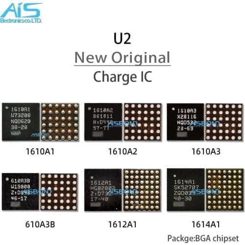 5Pcs/Lot U2 USB Tristar Charging IC For iPad 3 4 5 Mini1 Mini2 Mini4 iPad6 2017 A1822 Pro 9.7 10.5 12.9 AIR 1 2 3 1610A1 610A3B
