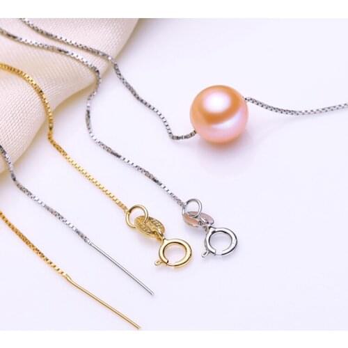 925 Silver Chain with Needle to Make Floating Necklace, Hot Jewelry Chain, Necklace Chain, 10pcs/lot