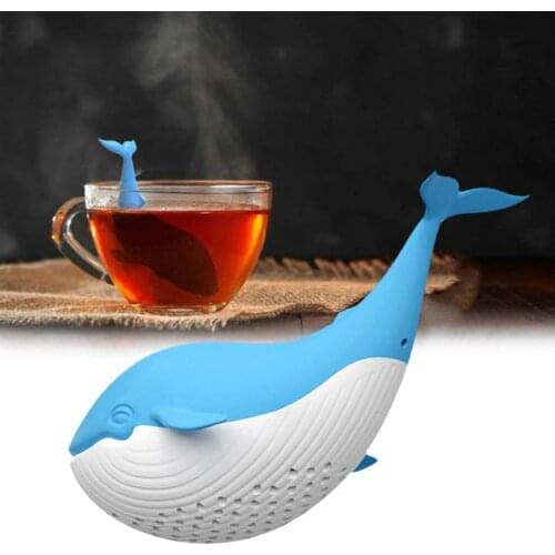 Tea Filter Tea Strainer Whale Tea Infuser Adorable Portable Long Lasting Animal Shaped Tea Filter for Home