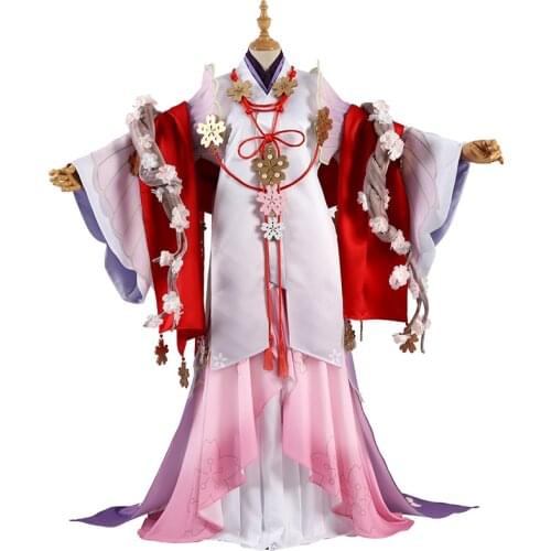 Hot games Onmyoji SSR Cosplay Ying Huayao Cos Halloween Party Cos Female Campus Student Christmas Party Club Kimono Costume
