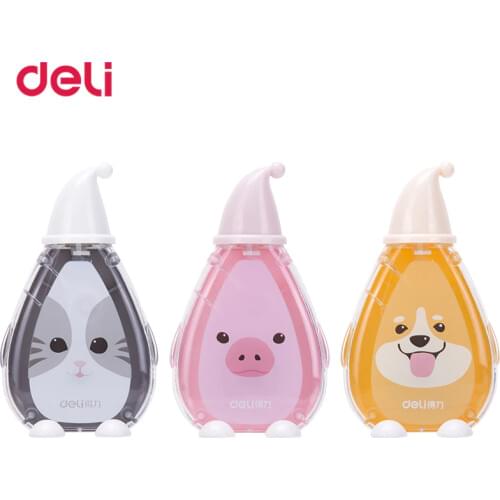 Deli Correction Tape Cartoon Student Altered Tape 5mm*6m Cute Modified Tape Learning Stationery Correction Tape Wholesale 7241