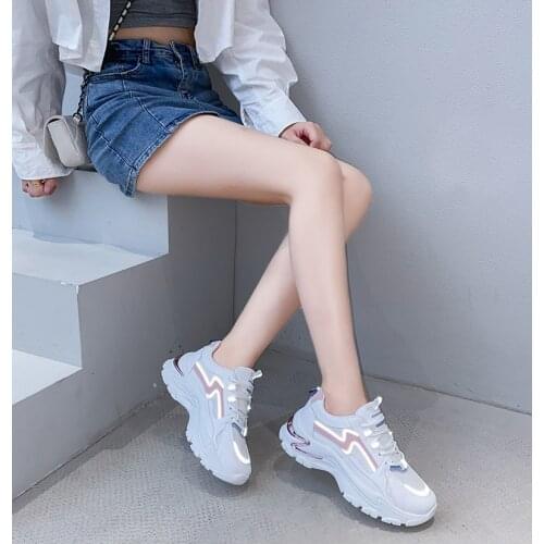 Women Shoes 2021 Autumn Breathable Platform Sneakers Women Increase Shoes Women Non Slip Casual Sport Shose Zapatos Deporte