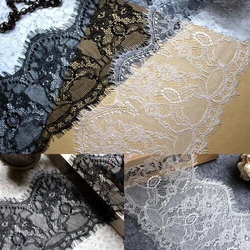 30meters 15cm Eyelash lace fabric Garment needlework sewing DIY Handmade Underwear accessories Dress edge decoration 312