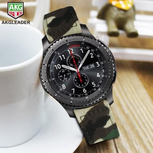 20mm 22mm Fashion Canvas Strap For Samsung Gear S3 S2 Sport Watch Band For Huawei Watch 2 Nylon Watchband For Huami Amazfit 1 2