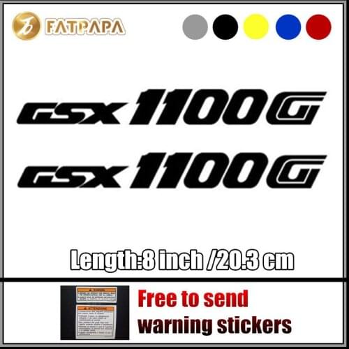 Motorcycle bike Fuel tank Wheels Fairing notebook Luggage helmet MOTO Sticker decals For SUZUKI GSX1100 G GSX 1100 G