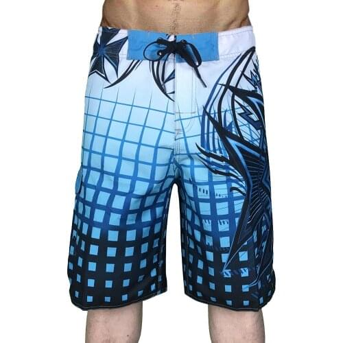 Plus Size Boardshorts Men Board Shorts Mens New Bermuda Masculina Man Summer Pants Beach Wear Quick Dry Print Swiming Swimsuit