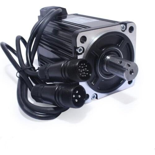 220V 750W 2.39N.m 3000RPM 0.75KW 80ST-M02430 Single-Phase AC Servo motor With Driver AASD-15A