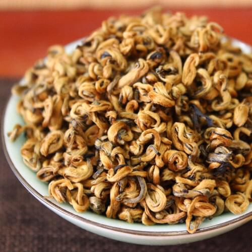 Organic Yunnan FengQing Golden Bud Snail Dian Hong Black DIANHONG