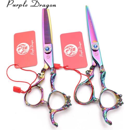 Z9003 5.5" 440C Multi-Color Salon Hairdressers Scissors Cutting Shears Thinning Shears Professional Hair Scissors Dropshipping