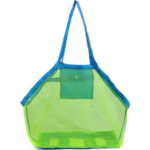 45x30x45cm Anti Sand Beach Bag Toy Storage Large Mesh Durable Sand Away Drawstring Backpack Large Durable Storage Tote Backpack
