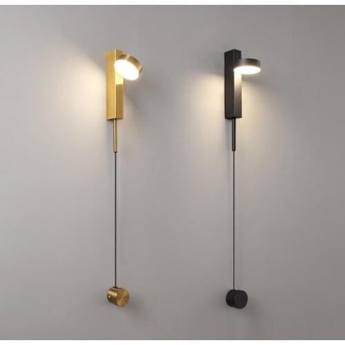 Simple wind bedside wall lamp postmodern restaurant corridor stair wall decoration fashion hotel bedroom wall lamp