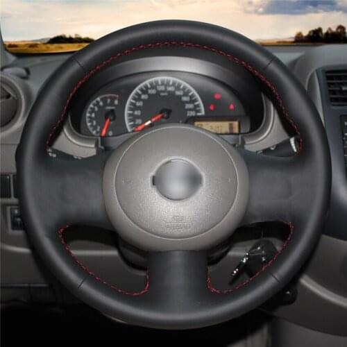 DIY Hand-stitched Customization Anti-Slip Wear-Resistant Steering Wheel Cover For Nissan Cube 2008-2020 Car Interior Decoration