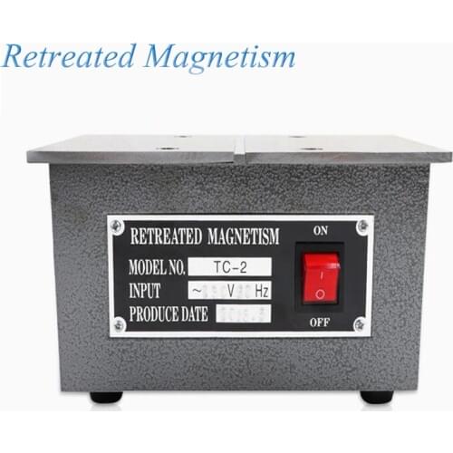 Strong Demagnetizer 200W Degaussing Device Metal Mold Plane Grinder Metal Degausser Grinding Machine TC-2