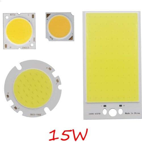 [ALLCOB] MIX 15W 45V 12V 300mA led cob lamp light panel round cob 3000K 6000K for DIY bulb cob led bar strip chip source